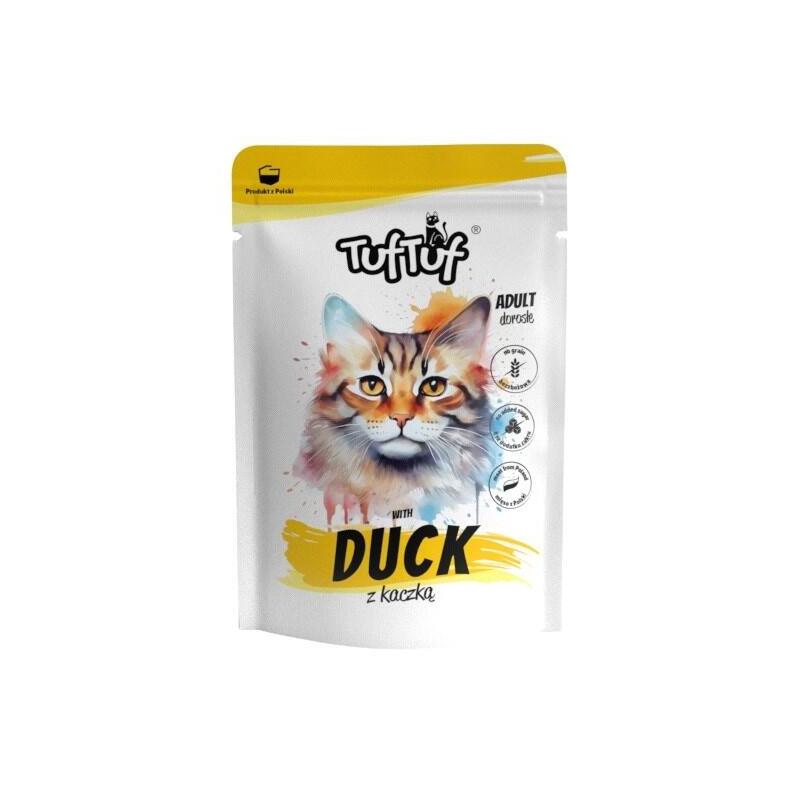tuf-tuf-with-duck-comida-humeda-para-gatos-100g