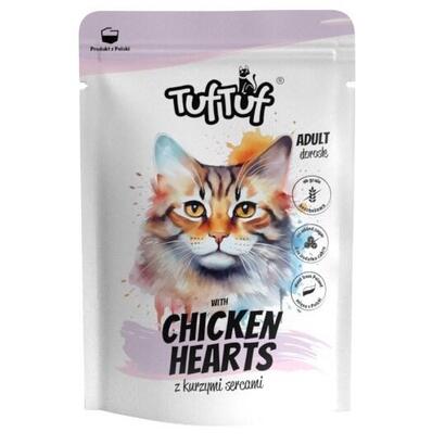 tuf-tuf-with-chicken-hearts-comida-humeda-para-gatos-300g