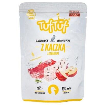 tuf-tuf-with-duck-and-apple-comida-humeda-para-perros-100g