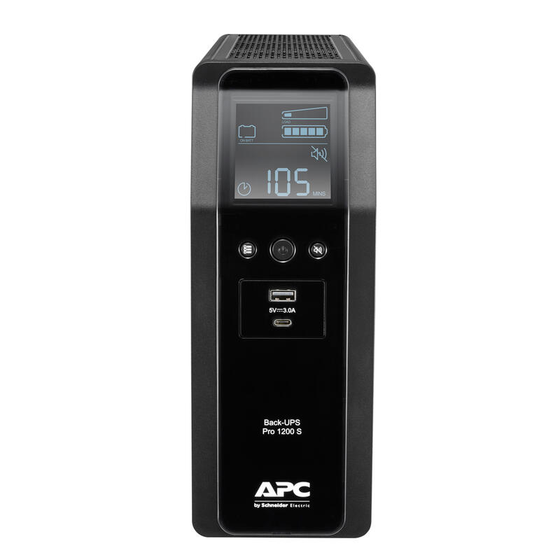 sai-apc-br1200si-back-ups-pro-br-1200va-sinewave-8xiec-avr-pantalla-lcd-1xusb-a-1xusb-c-formato-torr