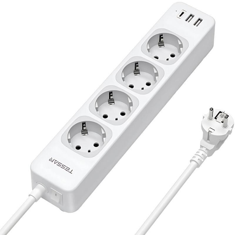 tessan-ts-307-c-regleta-de-enchufes-4-tomas-ca-2-usb-a-1-usb-c-cable-2m