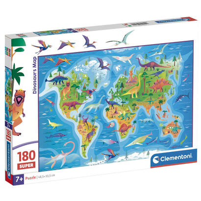 puzzle-super-mapa-dinosaurios-180pzs