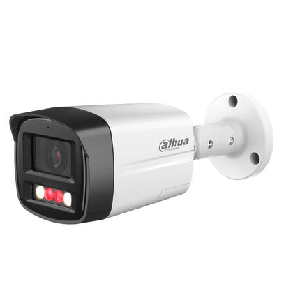 dahua-ipc-hfw2449tl-s-pv-0280b-tubular-ip-4m-h265-full-color-wdr-iluminacion-dual-led30mir30m-28mm-ip67-poe-micaltavoz-ai