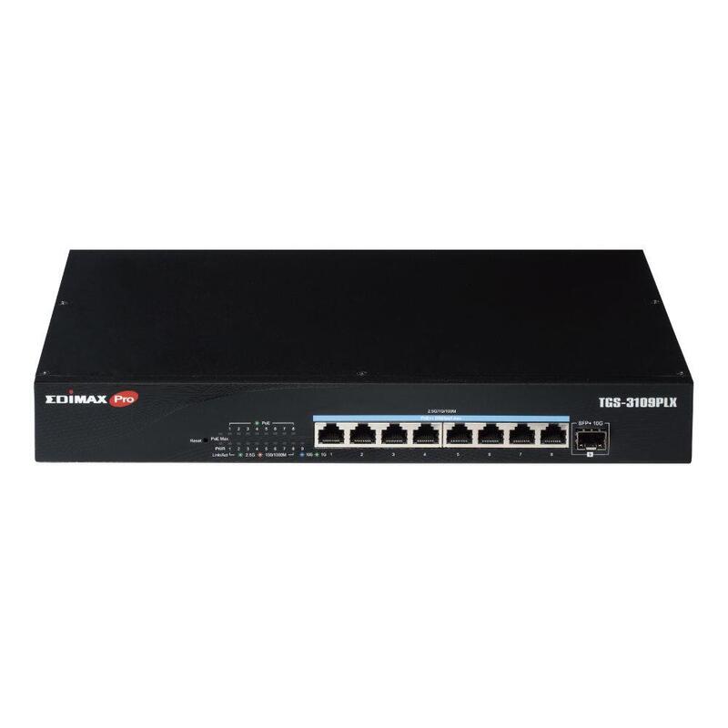 edimax-tgs-3109plx-8-port-25gbe-web-smart-poe-switch-con-1-port-10gbe-sfp