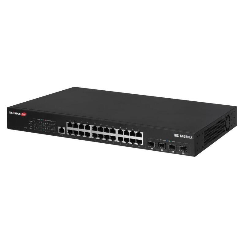 edimax-tgs-5428plx-24-port-25gbe-l2-surveillance-vlan-poe-6-port-10gbe-sfp