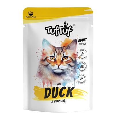 tuf-tuf-with-duck-comida-humeda-para-gatos-300g