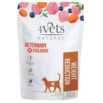 4vets-natural-weight-reduction-cat-85g