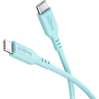 goobay-usb-c-silicone-cable-15-m-turquoise