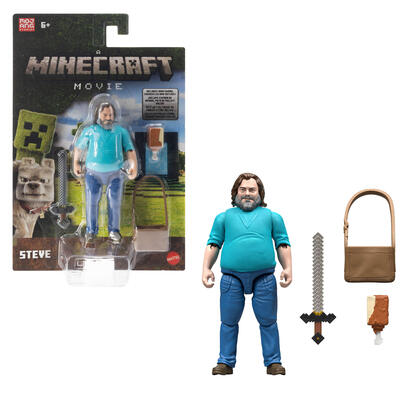 mattel-minecraft-movie-steve-actionfigur-und-zubehor-spielset-mit-10-cm-figur-jfr57