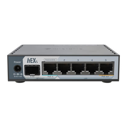 mikrotik-e60iugs-hex-s-2025-version-router-con-cpu-de-doble-nuacute-cleo-de-950-mhz-512-mb-de-ram-jaula-sfp-de-25-g-5-puertos-gi
