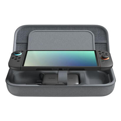 belkin-ena001hqch-v2-estuche-de-viaje-nintendo-malla-poliester-terciopelo-carbon-vegetal