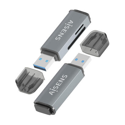 aisens-lector-de-tarjetas-sd-micro-sd-mmc-rs-mmc-mmc-micro-usb-a-gris