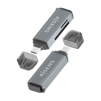 aisens-lector-de-tarjetas-sd-micro-sd-mmc-rs-mmc-mmc-micro-usb-c-gris