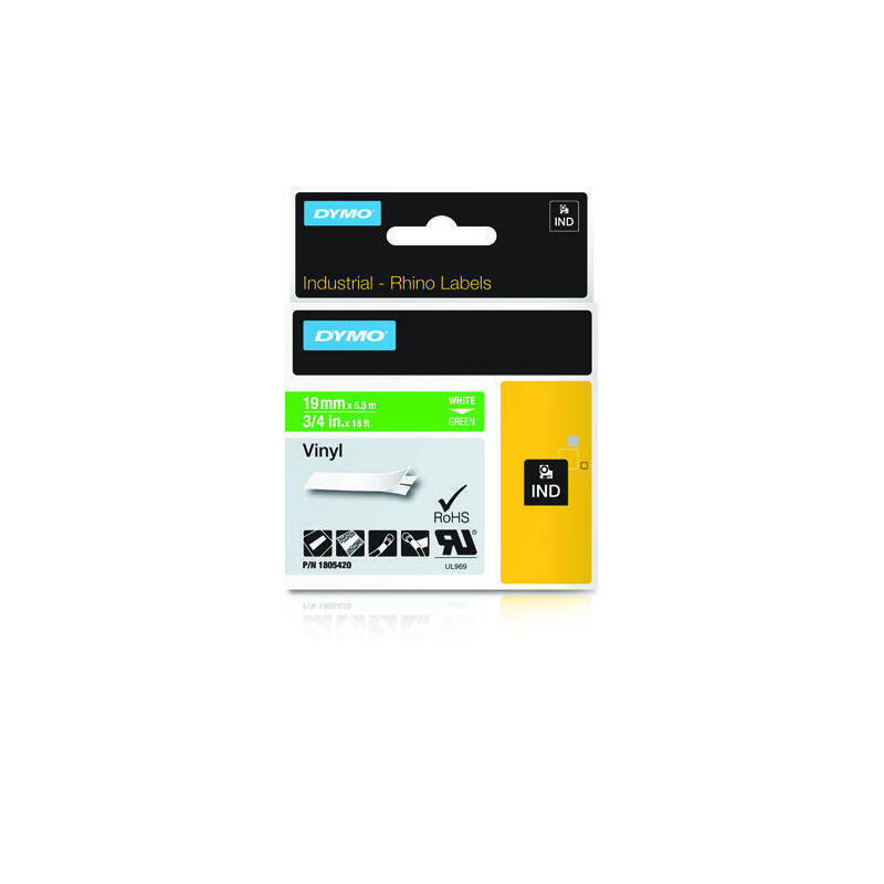 dymo-rhino-cinta-id1-19-blancoverde-vinilo dymo-rhino-cinta-id1-19-blancoverde-vinilo