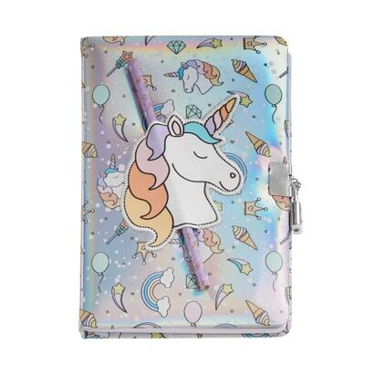 miquel-rius-back2fun-diario-secreto-holografico-unicornio-cierre-con-candado-lapiz-incluido