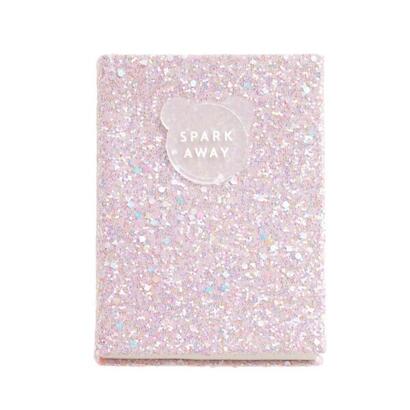miquel-rius-back2fun-cuaderno-encolado-con-cubierta-de-purpurina-rosa-y-patch-de-silicona-96-hojas-lisas-de-papel-100