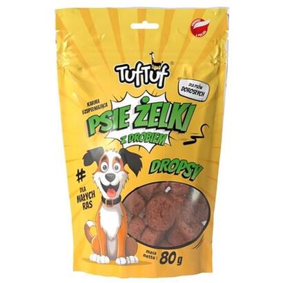 gomitas-de-pollo-para-perros-tuf-tuf-80-g