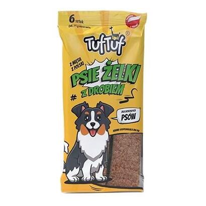 tuf-tuf-dog-gelki-tiras-de-pollo-6-uds