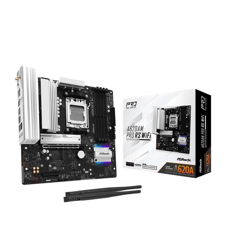 placa-base-asrock-a620am-pro-rs-wifi-am5-matx-hdmi-dp-ddr5-retail