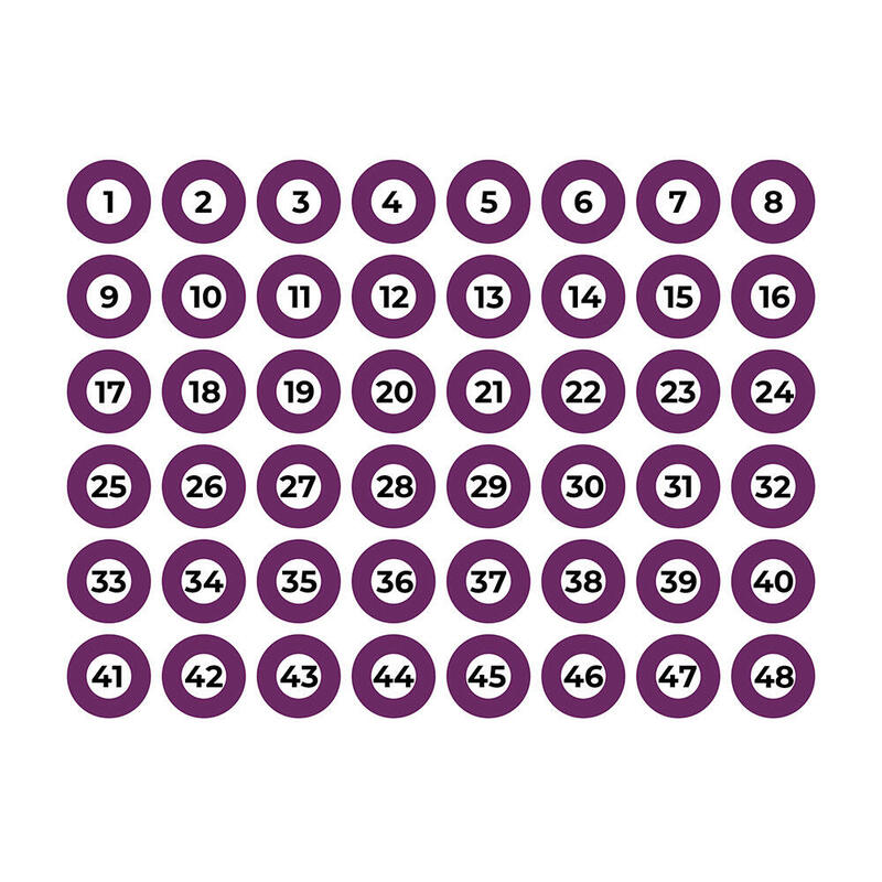 lamina-adhesiva-a4-numerada-1-48-morado-edm