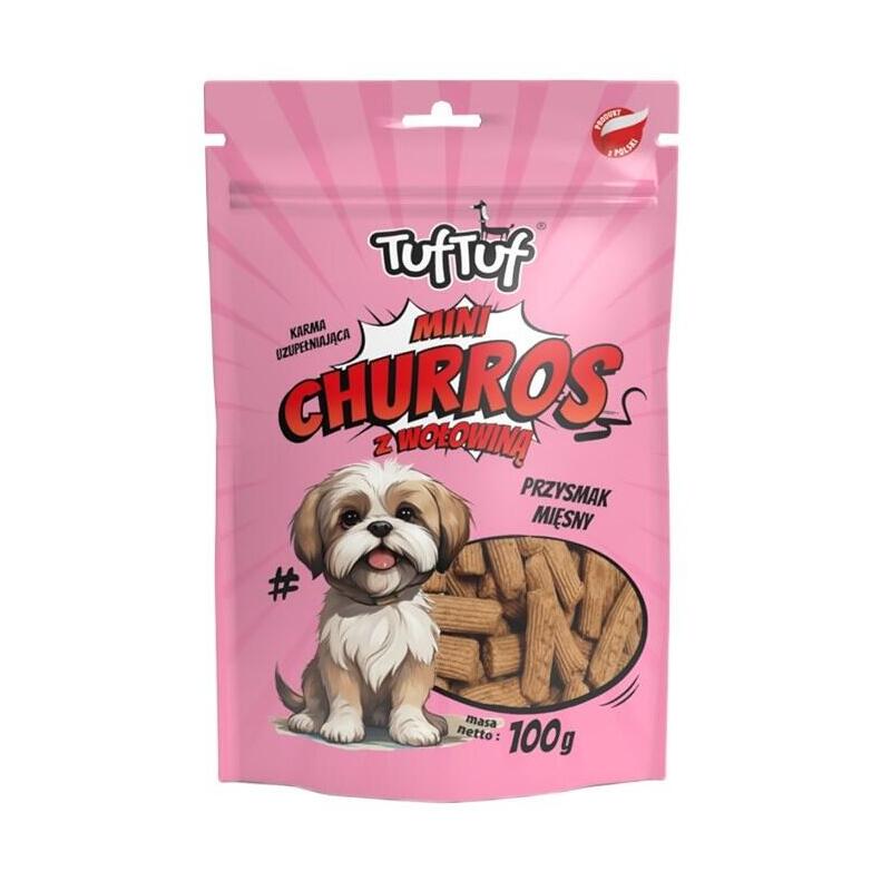 tuf-tuf-mini-churros-z-wolowina-para-perro-100g