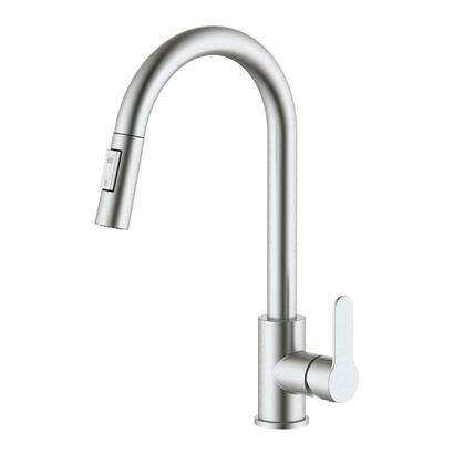 grifo-monomando-de-cocina-cano-alto-extraible-plateado-mate-serie-mino