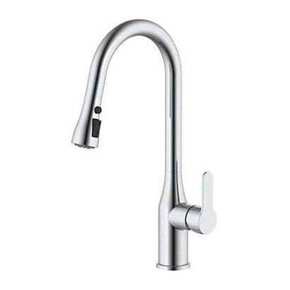 grifo-monomando-de-cocina-cano-alto-plateado-cepillado-serie-trazo