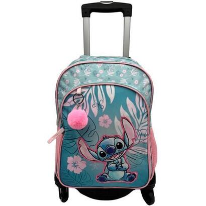 toybags-mochila-primaria-stitch-pink-doble-compartimento-44x30x20cm-carro-negro