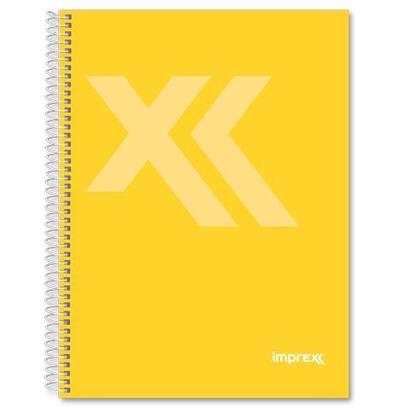 pack-de-4-unidades-imprex-cuaderno-espiral-tapa-forrada-folio-80h-90gr-4x4-amarillo