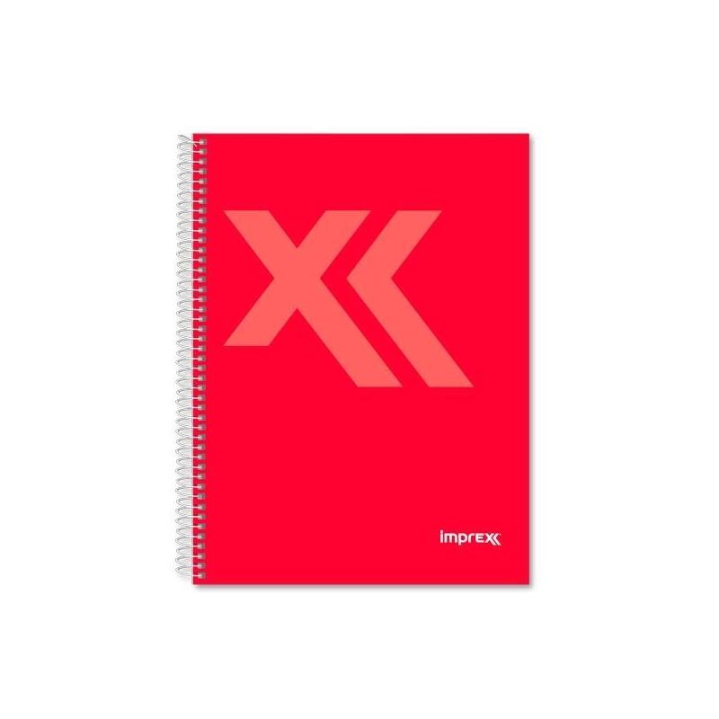 pack-de-4-unidades-imprex-cuaderno-espiral-tapa-forrada-folio-80h-90gr-4x4-rojo