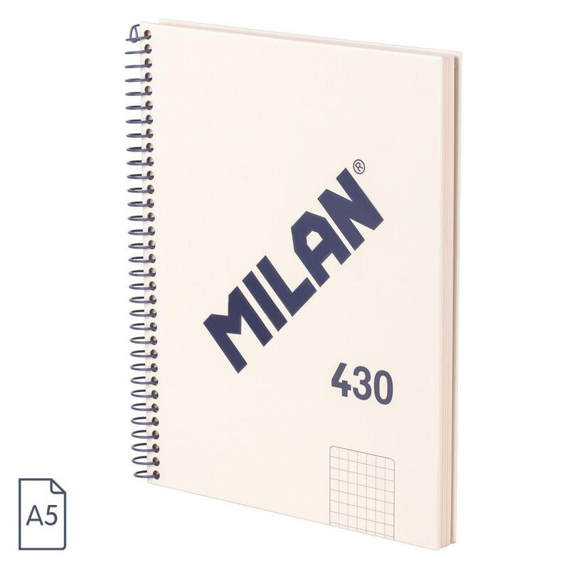 milan-serie-1918-cuaderno-espiral-formato-a5-cuadricula-5x5mm-80-hojas-de-95-grm2-microperforado-2-taladros-