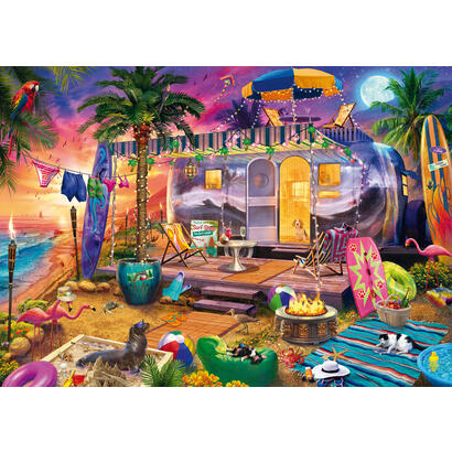 schmidt-spiele-jeff-haynie-con-la-caravana-junto-al-mar-puzzle-de-1000-piezas-58573