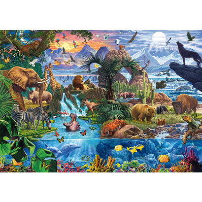 schmidt-spiele-panorama-del-mundo-animal-rompecabezas-de-1000-piezas-58866