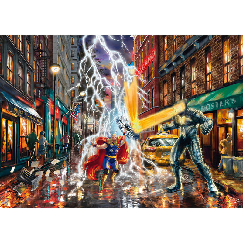 schmidt-spiele-thomas-kinkade-studios-marvel-thor-rompecabezas-de-1000-piezas-58433