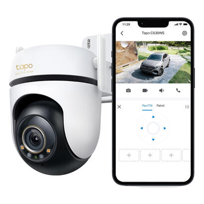 camara-tp-link-tapo-c530ws-torreta-de-seguridad-ip-exterior-2880-x-1620-pixeles-pared