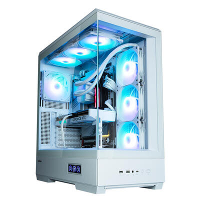 caja-pc-obudowa-p50-ds-white-mid-tower-4x-argb-fans