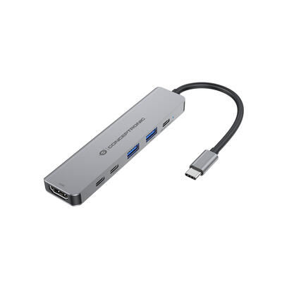 docking-usb-c-conceptronic-donn33g-1xhdmi-1xusb-c-pd-100w-2xusb-a-30-2xusb-c