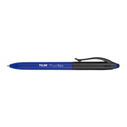 milan-boligrafo-p1-touch-stylus-puntero-tinta-azul-caja-expositora-de-25-azulnegro