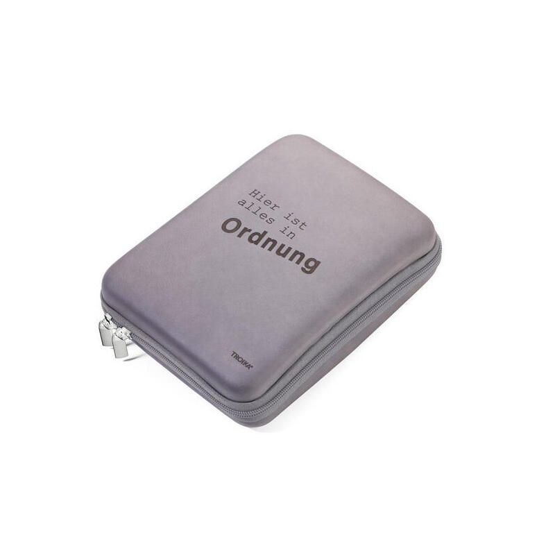 troika-cbo10gb-organizador-personal-imitacion-piel-terciopelo-gris