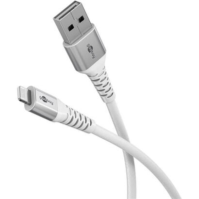goobay-lightning-usb-a-supersoft-textile-cable-with-metal-plugs-1-m-white