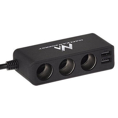 maclean-mce117-cargador-de-dispositivo-movil-smartphone-tableta-negro-encendedor-de-cigarrillos-auto