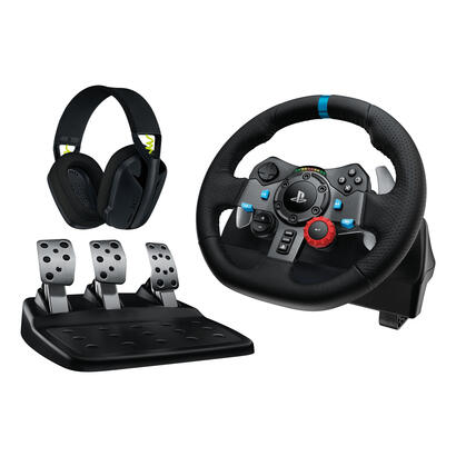 logitech-g-991-000539-mando-y-volante-aluminio-negro-usb-volante-pedales-auriculares-pc-playstation-4-playstation-5-playstation-