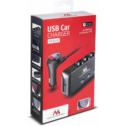 maclean-mce218-cargador-de-dispositivo-movil-smartphone-tableta-negro-encendedor-de-cigarrillos-carga-rapida-auto