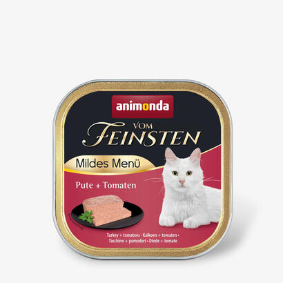 comida-humeda-para-gatos-animonda-vom-feinsten-adult-mildes-menu-turkey-with-tomatoes-100g