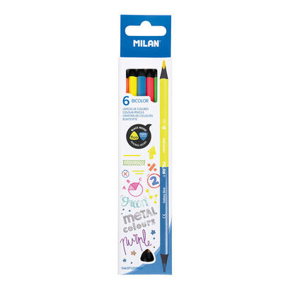 pack-de-3-unidades-lapices-bicolor-triangulares-madera-negra-colores-fluor-metalizados-6-uds