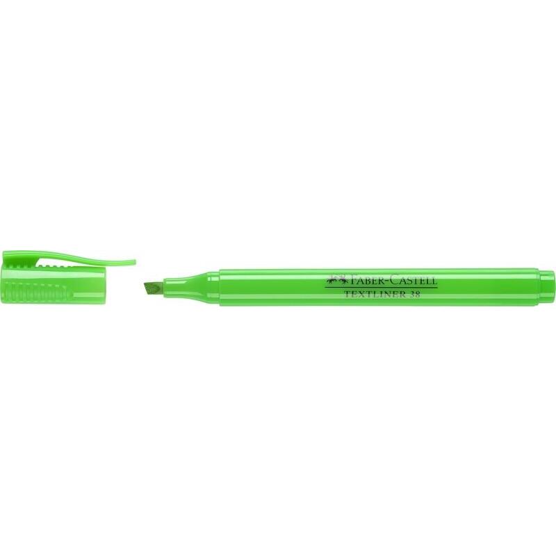 pack-de-10-unidades-faber-castell-textliner-38-marcador-fluorescente-cuerpo-fino-punta-biselada-trazo-grueso-y