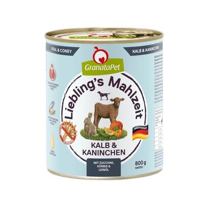 granatapet-liebling-s-mahlzeit-veal-and-coney-comida-humeda-para-perros-800g