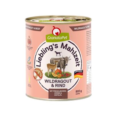 granatapet-liebling-s-mahlzeit-vension-ragout-and-beef-comida-humeda-para-perros-800g