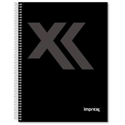pack-de-4-unidades-imprex-cuaderno-espiral-tapa-forrada-a5-80h-90gr-4x4-negro