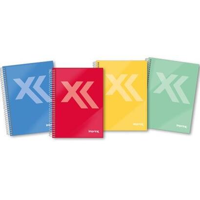 pack-de-4-unidades-imprex-cuaderno-espiral-tapa-forrada-a5-80h-90gr-4x4-colores-surtidos